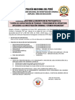 Convocatoria Participantes