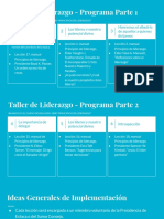 Taller de Liderazgo - Programa