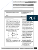 As and A Level Physics Core Practical 11 Capacitor Discharge (Student Teacher Technician Worksheets)