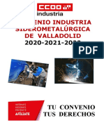 2020-2022 Convenio Colectivo de La Industria Siderometal Rgica de Valladolid 2020-2022