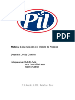 Materia: Estructuración Del Modelo de Negocio Docente: Jesús Gambìn Integrantes: Rubith Ávila