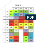 School Timetable