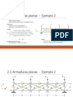 2.1 Armaduras Planas - Ejemplo 2