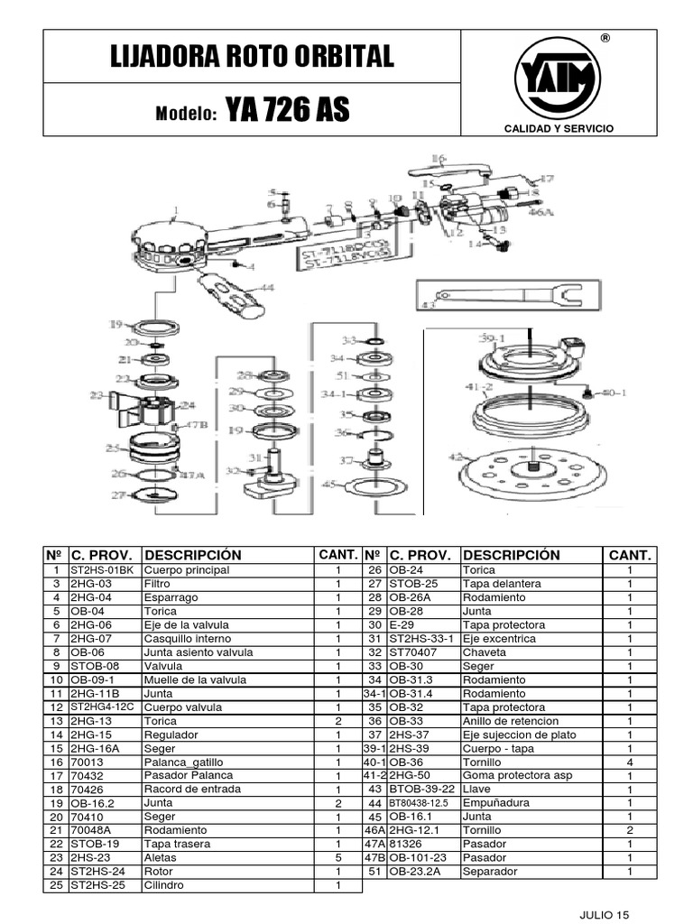 DP Ya 726 As Jul 15 Ok | PDF | Vehículos | Vehículo de motor
