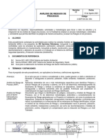 2-DeP-DS-SA - 004 Análisis de Riesgos de Proceso