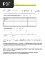 REPASO (Nuevo) - PRIMER CONTROL - 1 EVALUACIÓN - 3ºESO