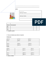 Ficha de Matemática