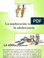 La Maduración Sexual en La Adolescencia (1) Isaias