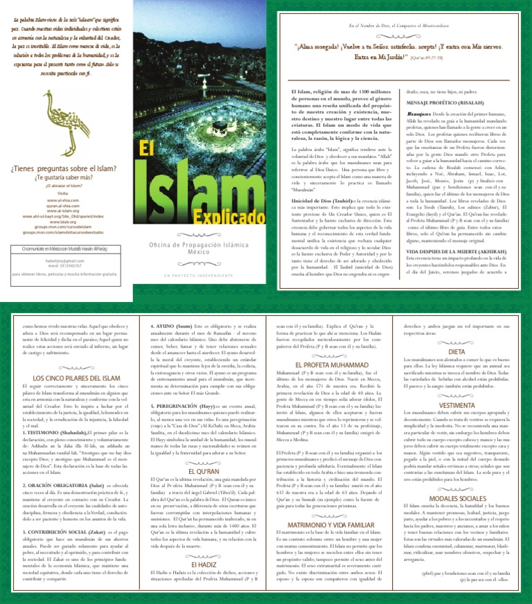 Introducción al Islam y sus creencias | PDF | Hayy | Mahoma