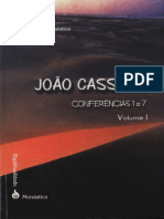 402614231 Joao Cassiano Conferencias Vol 1 Conferencias 1 a 7 PDF