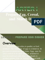 Prepare Egg, Cereal, and Starch Dishes