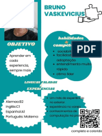 Perfil profissional com habilidades e objetivos