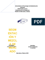 Segmentación y mezcla de mercado