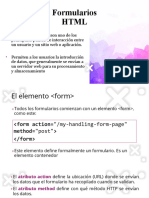 Formularios HTML