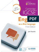 Cambridge Igcse English First Language Third Edition