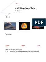 Eq Volcano Tsunami Quiz Answer Key