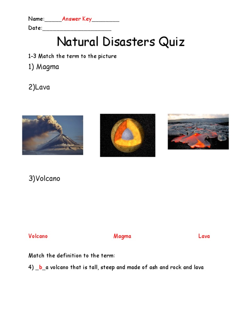 Tsunami quiz
