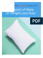 The Impact of Sleep On Weight Loss/Gain