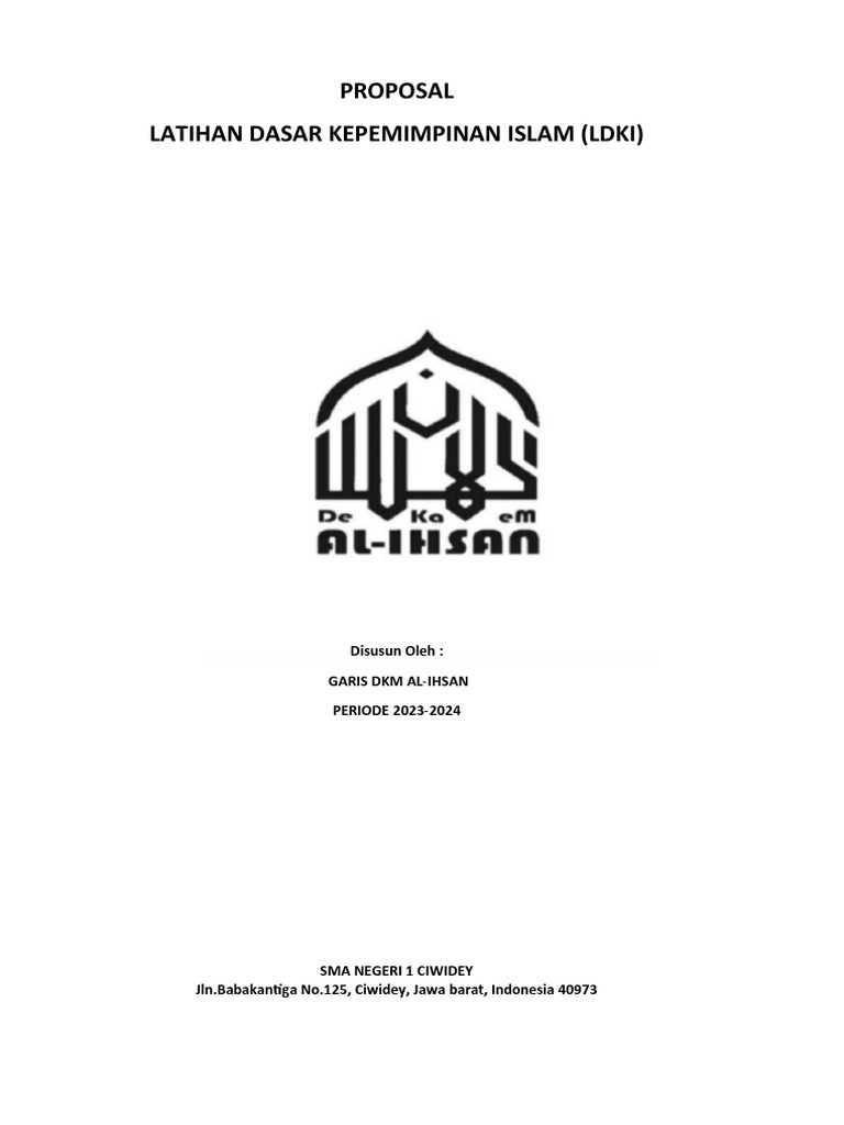 Proposal Ldki DKM | PDF