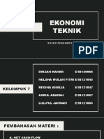 Kelompok 7 Ekonomi Teknik