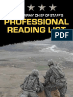 THE U.S. Army CHIEF OF STAFF'S PROFESSIONAL READING LIST