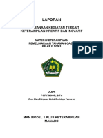 8.2 Laporan Pelaksanaan Kegiatan Terkait Keterampilan Kreatif Dan Inovatif