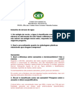 Curso de Farmácia - Estágio IV e Saneantes