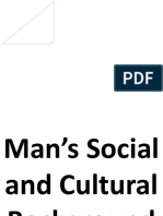 Mans Social and Cultural Background