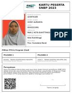 Kartu Peserta SNBP 2023: 423676189 Viony Almaisya 0042221991 Man 2 Kota Bukittinggi Kota Bukittinggi Prov. Sumatera Barat