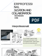 INDONESIAN CASE STUDY ON INTERPROFESSIONAL EDUCATION