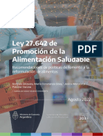 35 - Ley de Promocion de Alimentacion Saludable - Arg. Productiva