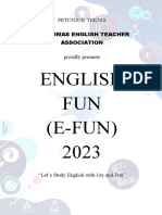 English FUN (E-FUN) 2023: Petunjuk Teknis Banyumas English Teacher Association Proudly Presents