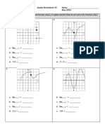 Limits Worksheet