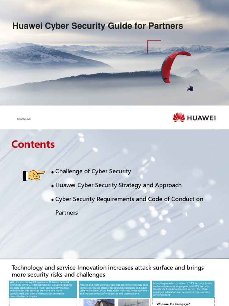 Huawei Cyber Security Guide For Partners 2021 | PDF | Security ...