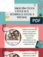 La Formación Cívica Y Ética en El Desarrollo Social Y Personal