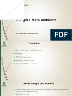 Energias e Meio Ambiente