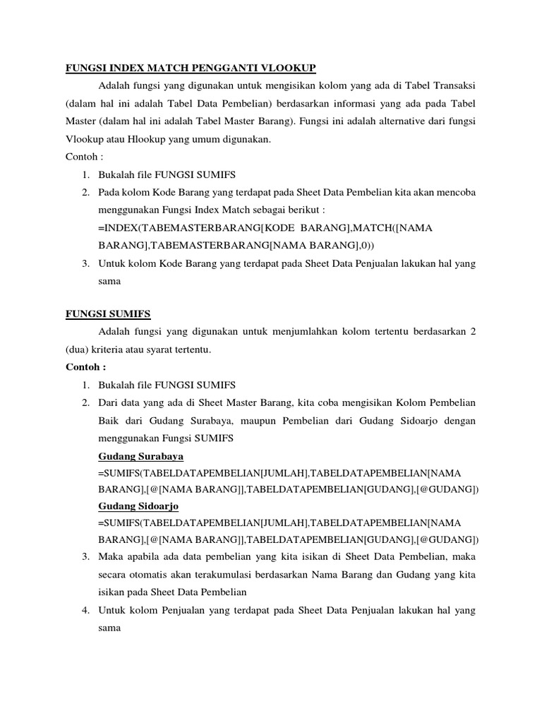 Fungsi sumifs pdf