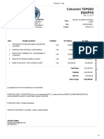 Cotización TOPGEO Equipos
