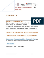 ACENTO MUANDUHE - TEMA 2 Plataforma DE