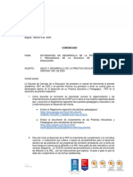 Comunicado Práctica Educativa y Pedagógica 1601 de 2023 para Estudiantes