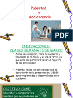 Pubertad y Adolescencia 6to Basico Unidad 1 Parte 1