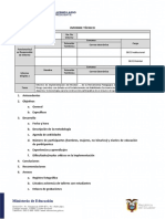 Formato Informe de Implementación Módulos de La Herramienta de Prevención Del Suicidio