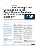 Strength in The Prevention and Treatment Do Chronic Lateral Ankle Instability