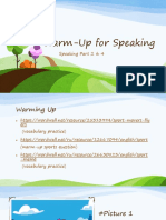 Warm-Up For Speaking (Part2&4)