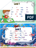 Levelized Basic Sight Words