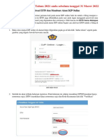 Langkah Aktifasi Efin & Lapor SPT 1770 SS 2021