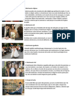 Tipos de Matrimonio Que Existen