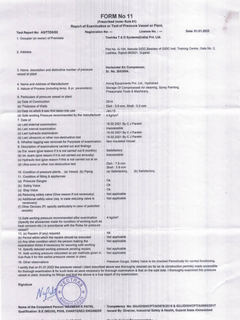 Toshiba Transmission Test Reports | PDF