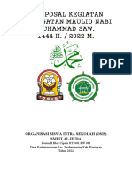 Proposal Maulid Nabi Muhammad 1444 H