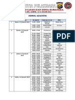 Jadwal Kegiatan